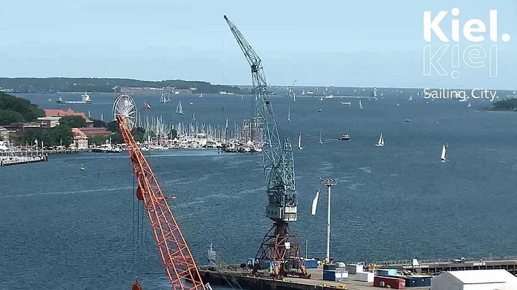 Mit der HD Webcam den besten Blick über die  Kieler Förde genießen
