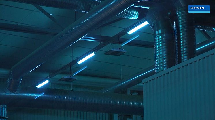 UV-C-ljus stoppar Covid-19 i Rexels butik i Örnsköldsvik