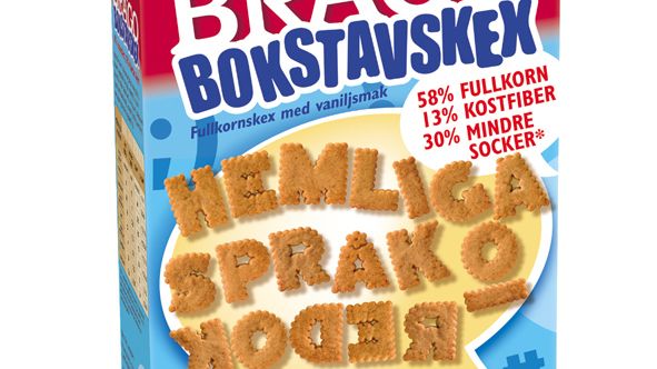 Brago Bokstavskex Blå