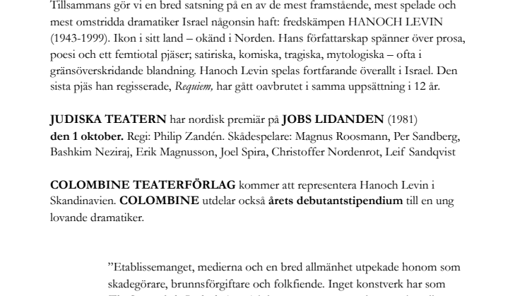 Inbjudan till höstsamling!