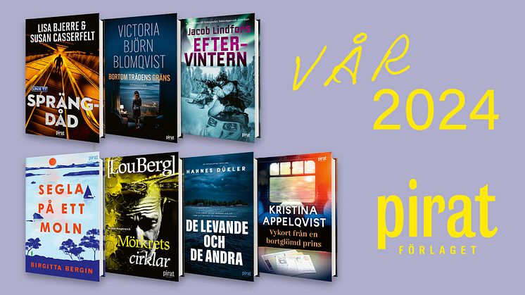 Piratförlaget presenterar vårens böcker 2024!