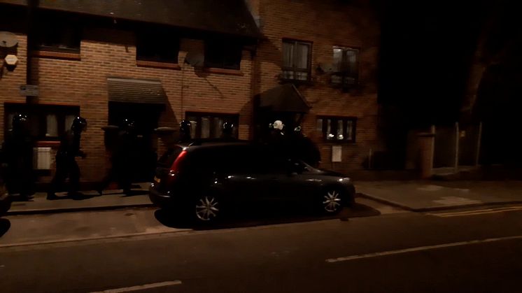 Officers on early morning warrants