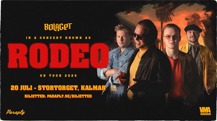 Bolaget åker på sommarens fetaste turné med nya showen RODEO