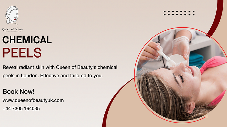 Reveal radiant skin with Queen of Beuaty's Chemical Peels in London, UK. 