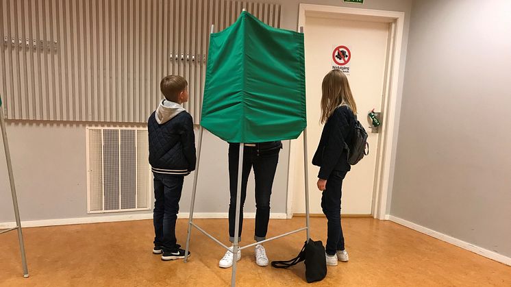 Vallokal i Göteborg. Foto Göteborgs Stad
