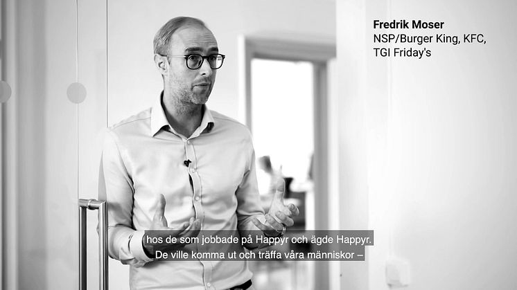 Fredrik Moser från Burger King och KFC om Happyrs kundfokus
