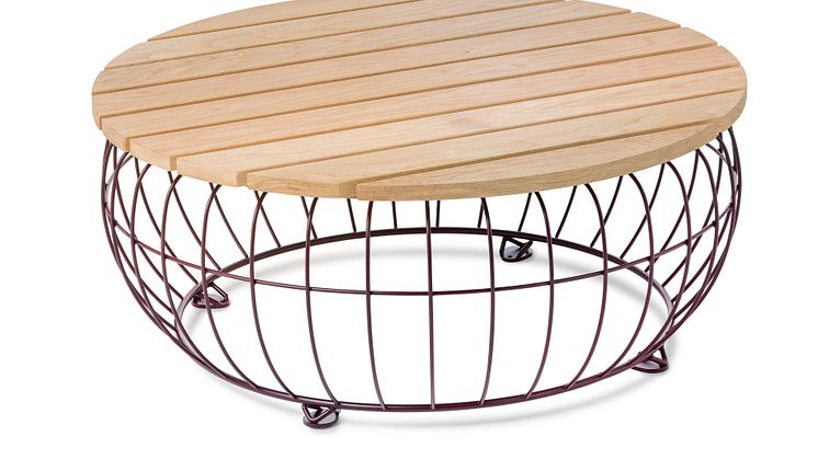 Basket bord/table. Design Ola Gillgren