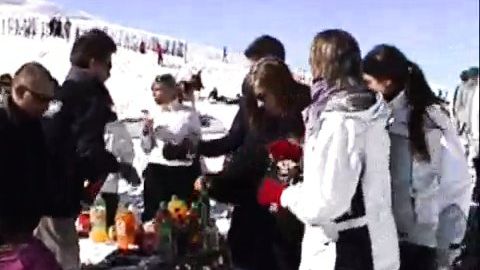 Picnic in the snow