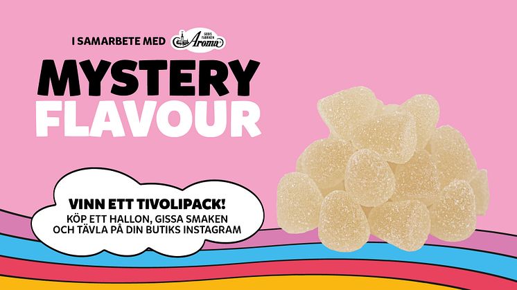 Hemmakväll och Aroma lanserar "Mystery Flavour" - En spännande nyhet inom godisvärlden