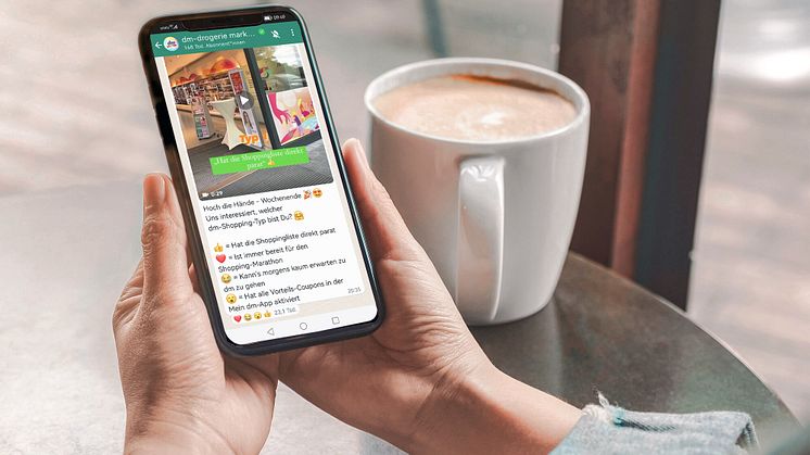 Fulminanter Start des WhatsApp-Business-Kanals von dm-drogerie markt – in nur einer Woche unter die Top 10 in Deutschland