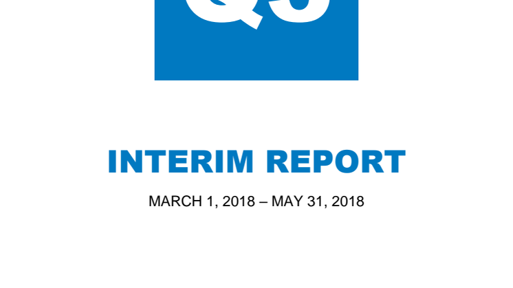 Interim report for the period Mar 1 2018 – May 31 2018, Q3