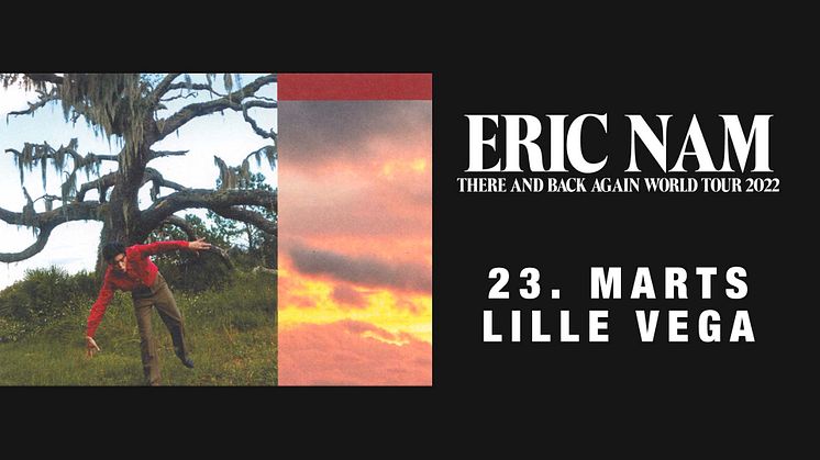 Lørdag den 23. marts bobler Lille VEGA over med god energi og catchy melodier, når Eric Nam spiller nye sange og gamle hits fra sit K-pop-univers.