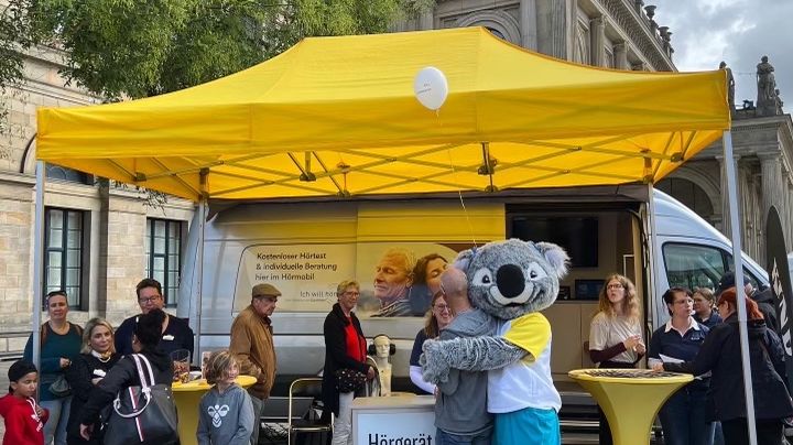 Gutes Hören entdecken im Hörregionsdorf – Cochlear engagiert sich beim 35. Entdeckertag der Region Hannover (Foto: Cochlear Ltd.) 
