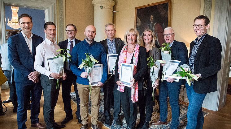 Diplomutdelning på Länsresidenset. Foto: Anna Hållams 