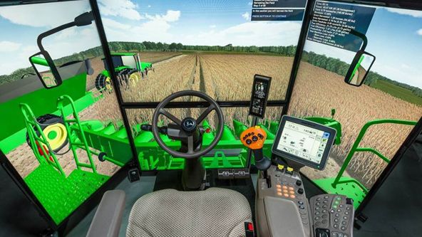 GoHarvest Premium combine simulator_John Deere, Elmia Lantbruk Innovation Award 2016, Guld