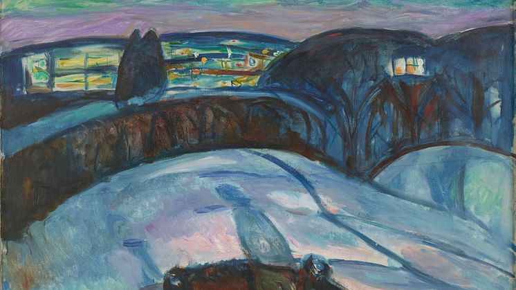  Edvard Munch: Stjernenatt / Starry Night (1922-1924)