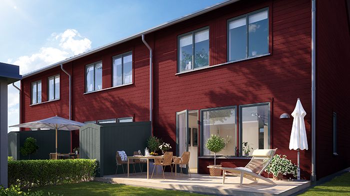 ​Brf Grönskan kommer att bestå av 24 välplanerade par- och radhus på 105 kvadratmeter.