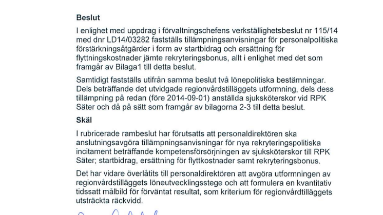 Tillämpningsanvisningar