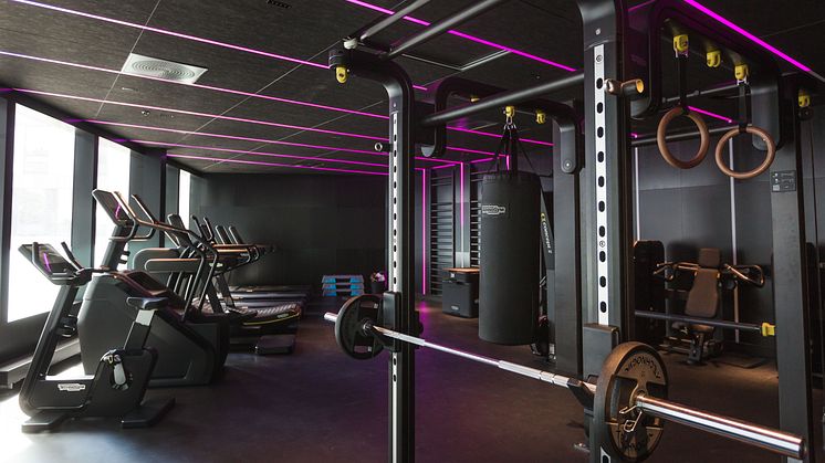 Här tränar du i ett arkitektritat gym med miljön i fokus. 