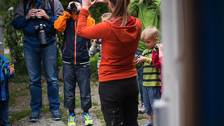 Guidning på naturum Ottenby. Foto: Josefin Nilsson ©josefinnilssonphotography.com