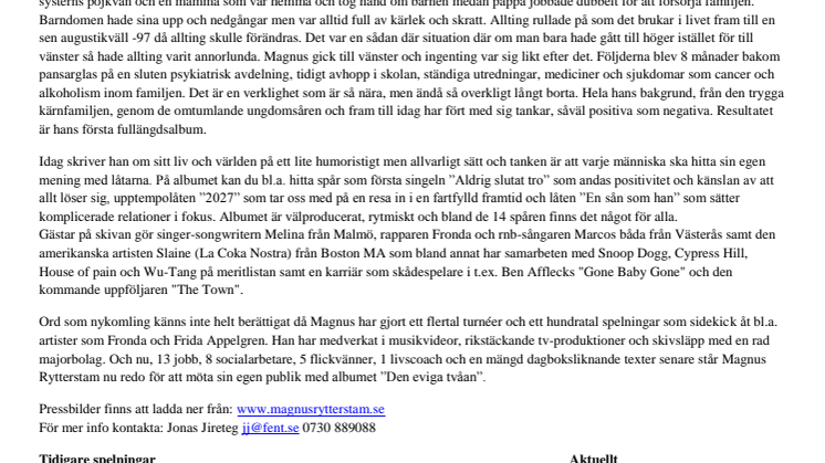 Magnus Rytterstam - Den eviga tvåan (PDF)