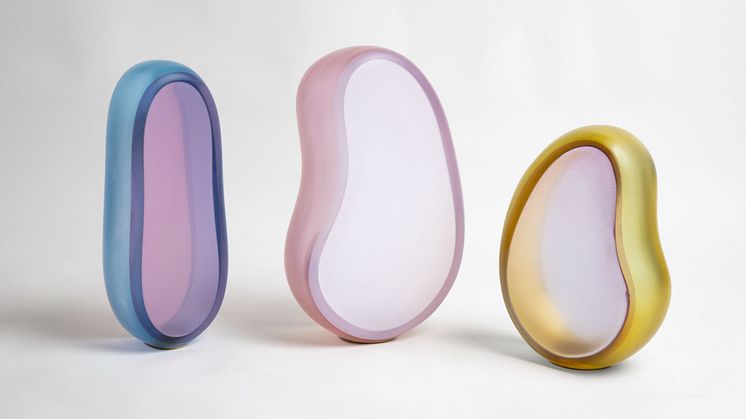 Die Modular Shapes des Glaskünstlers Jonas Niedermann auf der GRASSIMESSE Leipzig - Foto: Caeciliie Philipa Vibe Pedersen