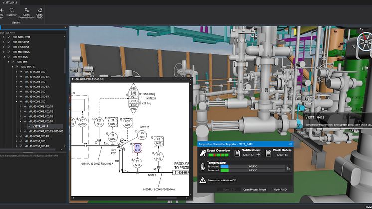 A VR demonstration of KONGSBERG’s innovative new digital twin concept is available at ONS 2018