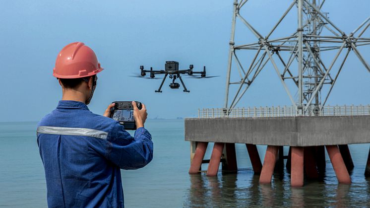 DJI M300 RTK inspecting platform