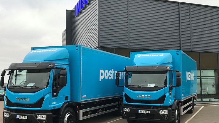 IVECO Eurocargo på väg till PostNord