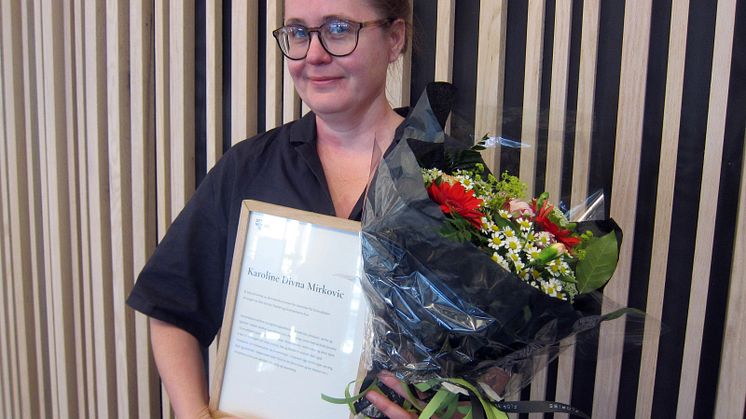 Karoline Mirkovic vann skrivekonkurransen