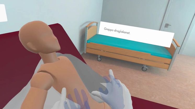 Kort sekvens ur VR-utbildningen
