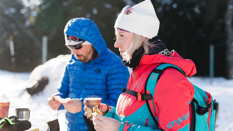 Zeit zum Auftanken beim Stoneman on SNOW