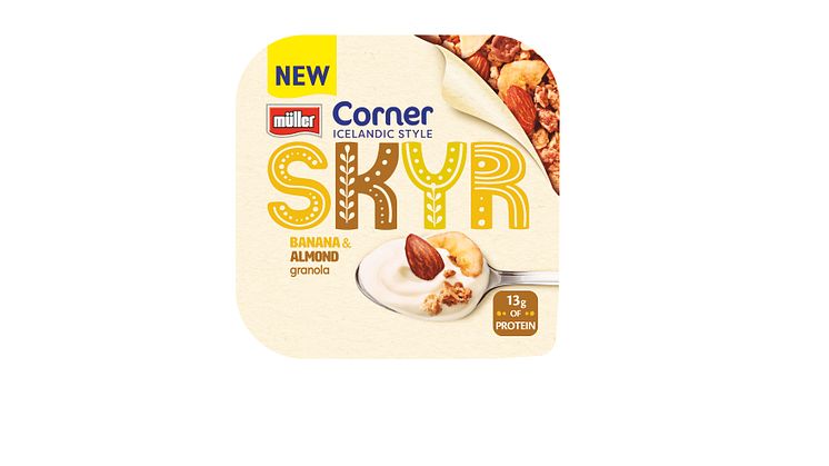 Müller Corner Icelandic Style Skyr - Banana and Almond