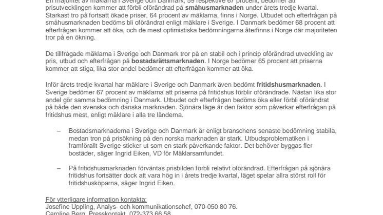 Nordic Housing Insight – het marknad för sjönära fritidshus