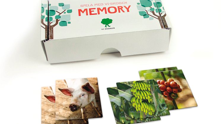 Djur- och naturmemory till barn och barnbarn