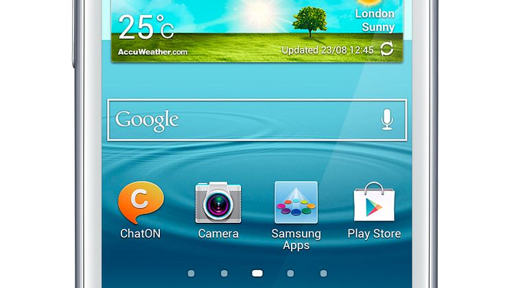 Nu finns Samsung Galaxy SIIIs lillebror hos 3