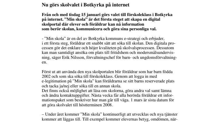 Nu görs skolvalet i Botkyrka på internet
