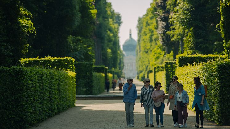 Spaziergang durch den Park Sanssouci