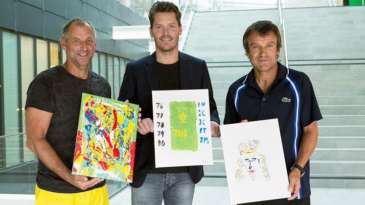 Tenniseliten målade med Beckers 