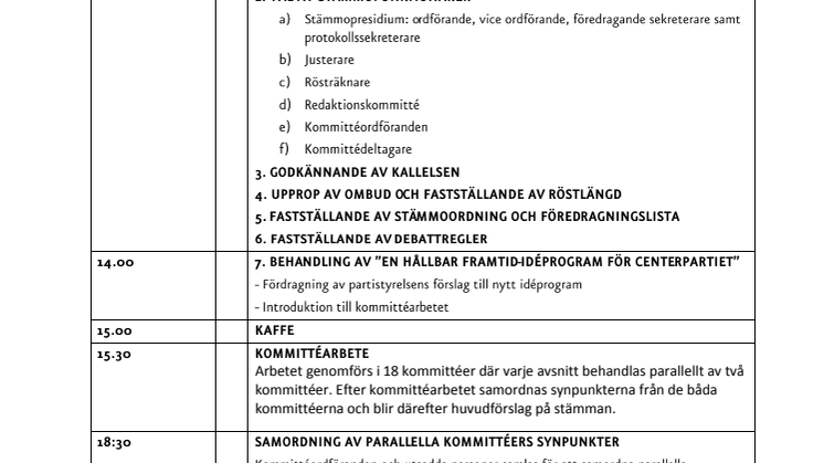 Detaljprogram
