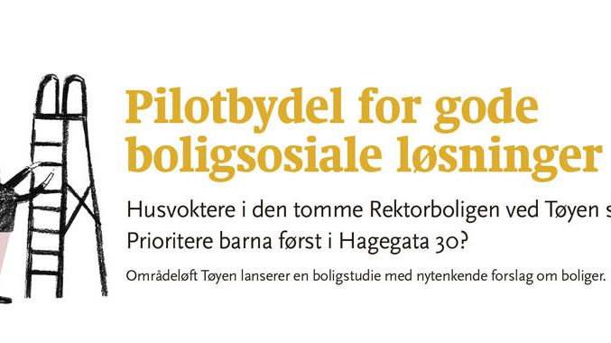 Områdeløft Tøyen lanserer boligstudie.