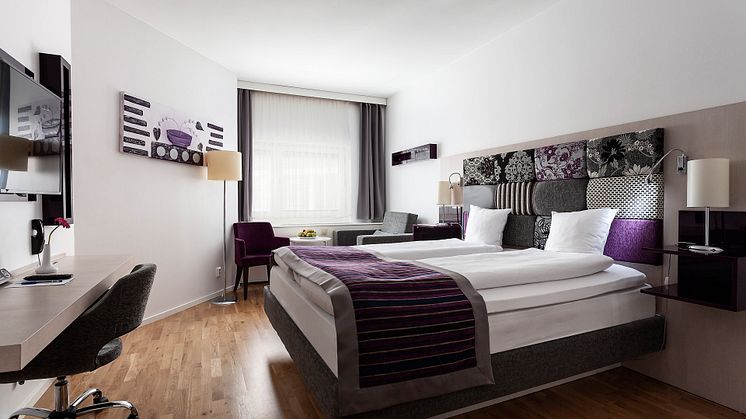 Hotellet har 183 moderna rum