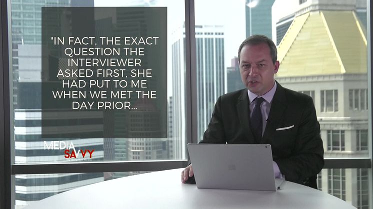 VIDEO: Why you can't just hang up or walk out of a media interview