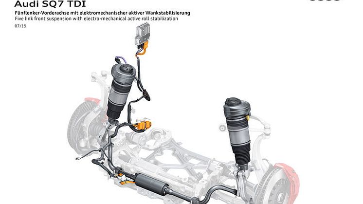 Audi SQ7 - front suspension