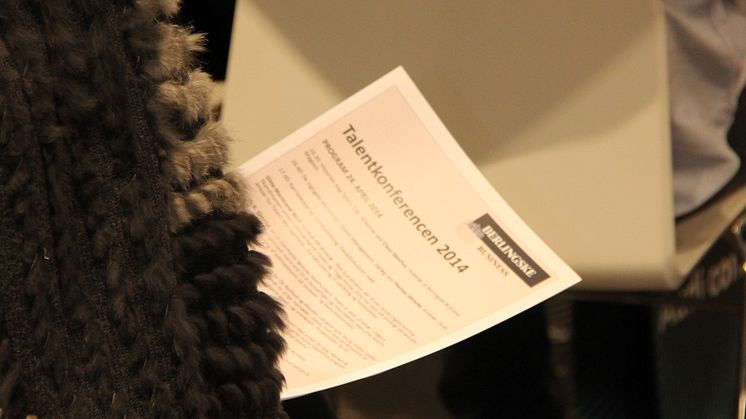 Program for Berlingske Talent 100 konferencen 2014