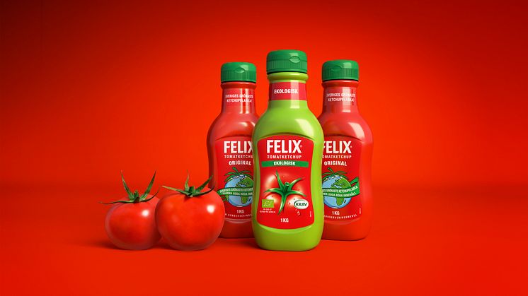 Nu blir ketchupflaskan från Felix grönare än någonsin