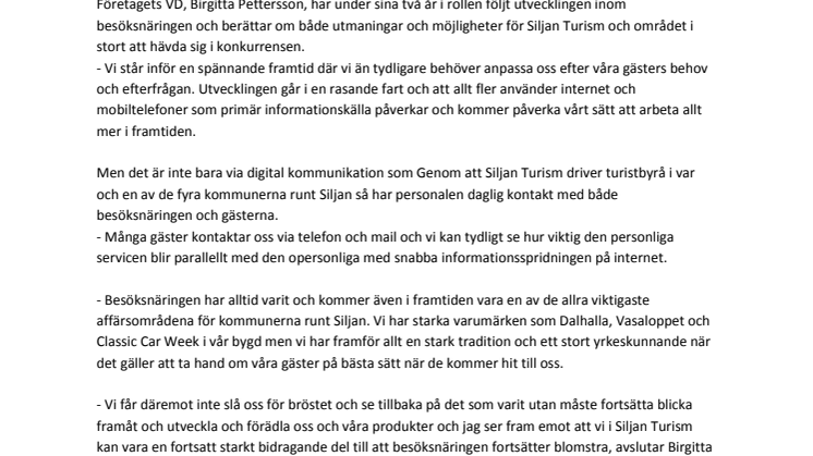 Siljan Turism firar 25 år