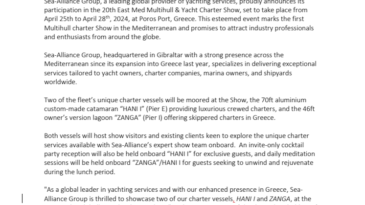 Sea Alliance Group - EMMY Boat Show Press Release .pdf