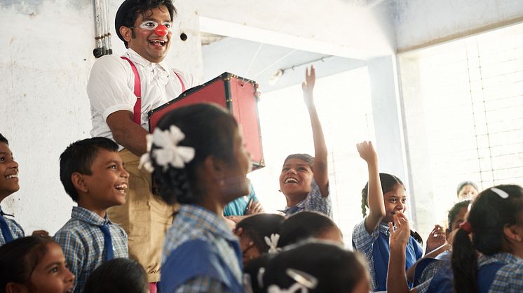 Clowner utan Gränser i Indien