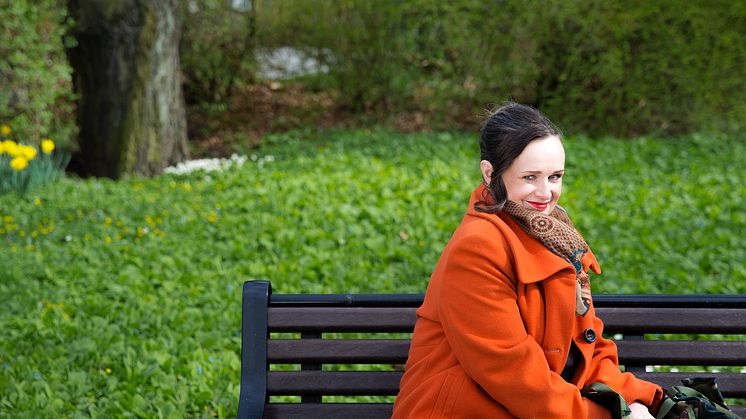 Maria Kulle i föreställningen "First Lady". 
